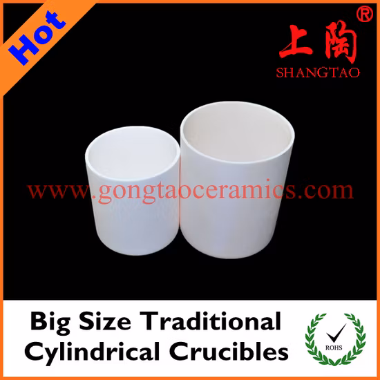 Rectangular Shape High Purity 99-99.97% Ceramic Alumina Boat Crucible