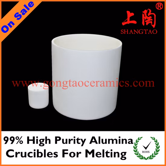 Rectangular Shape High Purity 99-99.97% Ceramic Alumina Boat Crucible