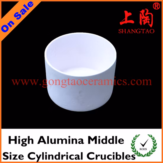 Rectangular Shape High Purity 99-99.97% Ceramic Alumina Boat Crucible