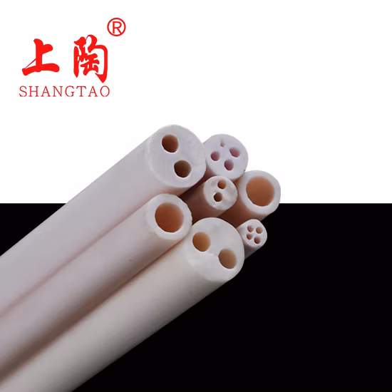 99% Al2O3 Aluminium Oxide Ceramic Tube for High Refractoriness Applications