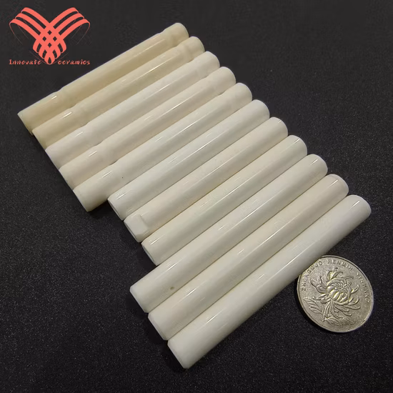 Refractory Advanced Insulation Resistance High Precision 99% 99.5% 99.8% White Thread Aluminum Oxide Zirconia Zro2 Al2O3 Alumina Shaft Ceramic Polishing Rod