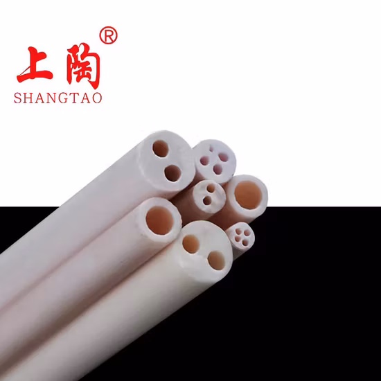 Thermocouple Protection 99% Al2O3 Aluminium Oxide Ceramic Alumina Rod