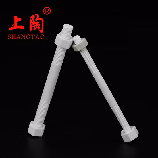 (TZP or PSZ) Zirconium Oxide Ceramic Nuts and Thread Rods