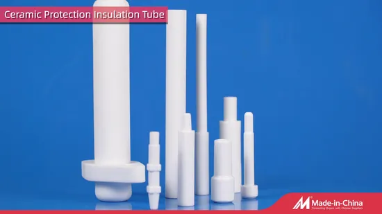 High Polished Insulated Industrial Alumina Ceramic Step Shaft Tubes Customized